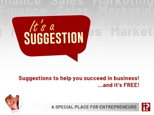 Its a suggestion open